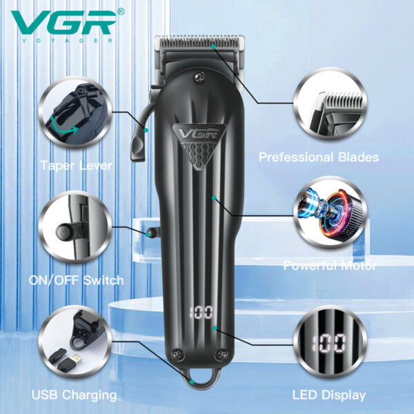 VGR V-282 Hair Trimmer 200 minute Runtime - Image 3