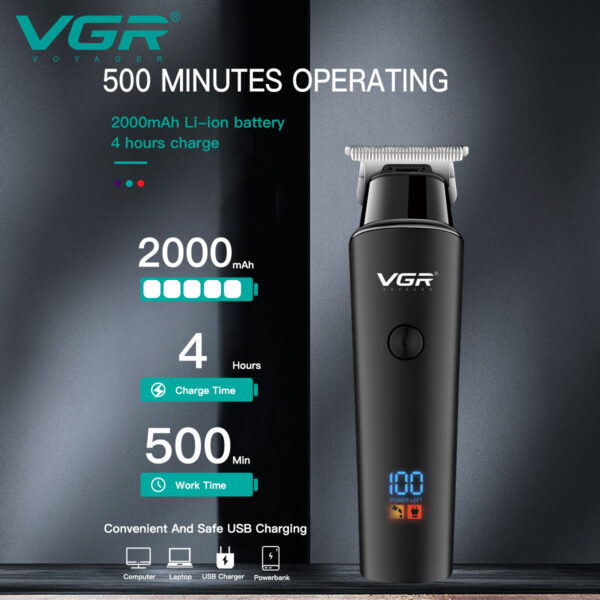 VGR V-937 Professional Hair Trimmer for men - Image 4