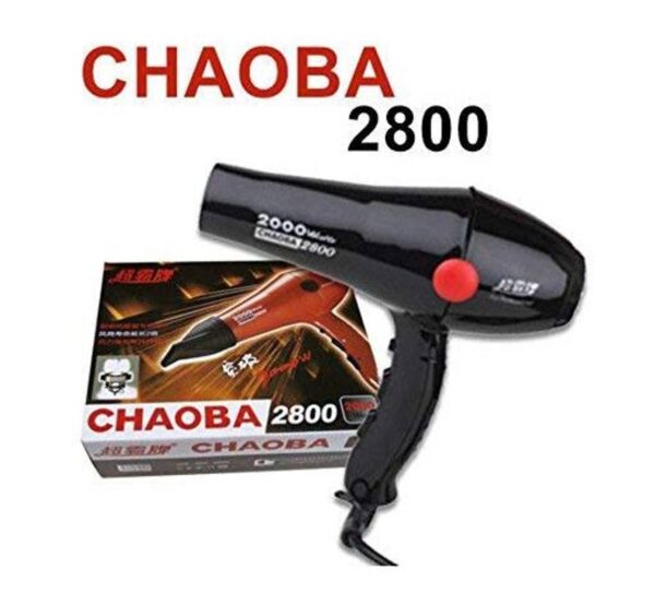 CHAOBA 2000 Watts Professional Hair Dryer (Black- Model 2800)