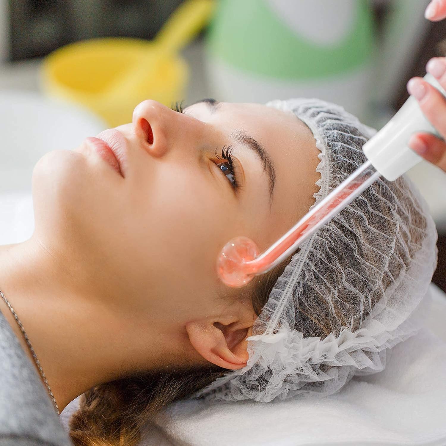 Portable High Frequency Facial Machine | Portable 4-in-1 Handheld High Frequency Wand for Hair and Face | Use For Acne Spot Care, Skin Tightening, Wrinkles, Puffy Eyes & Dark Circles - Image 8